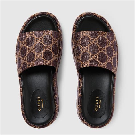 flat gucci slides|Gucci slides clearance.